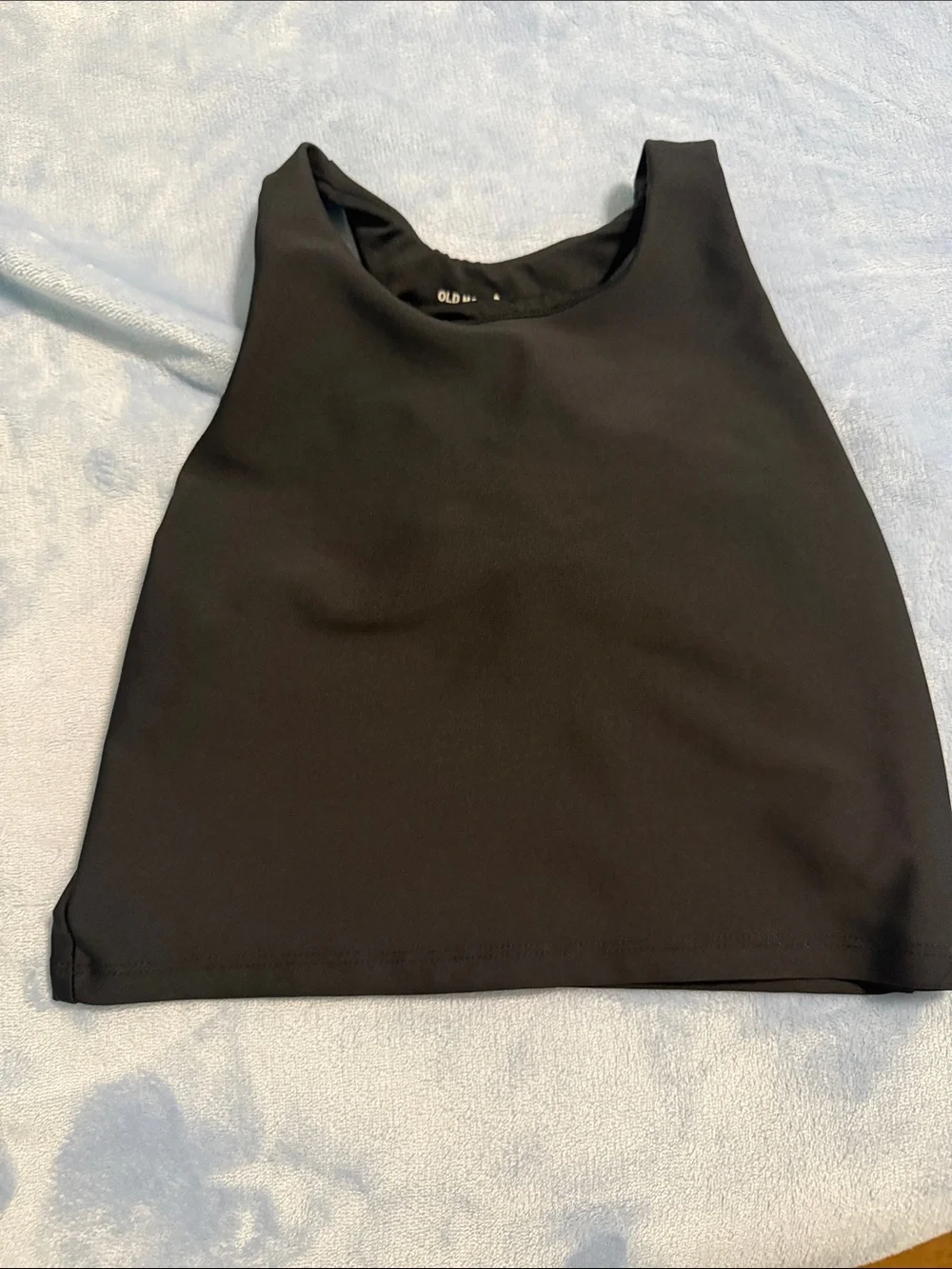 OLD NAVY Black Powersoft cropped tank